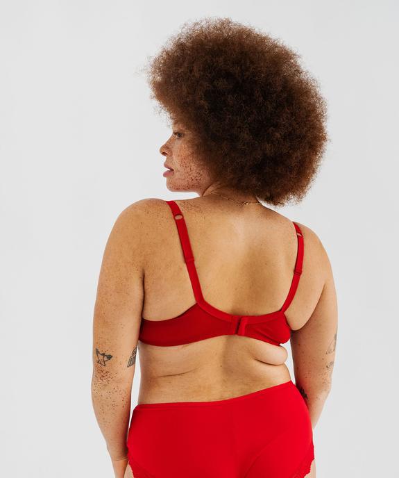 Soutien-gorge emboitant à armatures femme grande taille vue3 - GEMO(HOMWR FEM) - GEMO