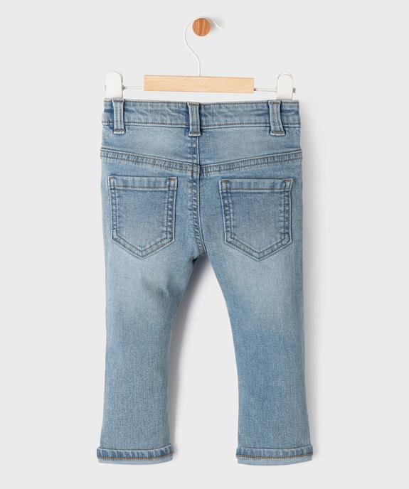 Jean slim extensible bébé garçon vue8 - GEMO 4G BEBE - GEMO