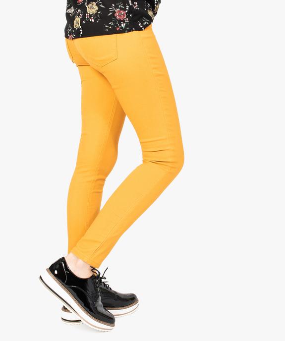 Jegging slim uni coloré vue3 - FOLLOW ME - GEMO