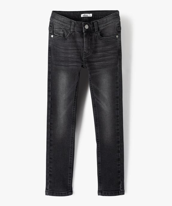 Jean coupe skinny extensible 5 poches garçon vue1 - GEMO 4G GARCON - GEMO