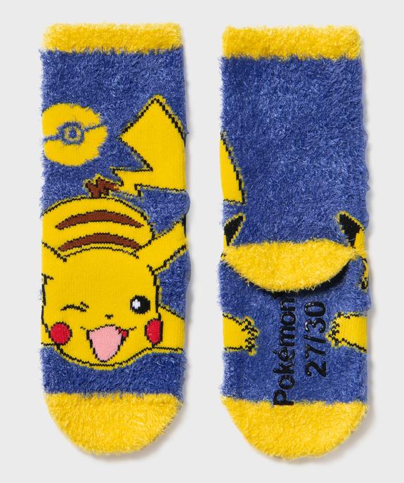 Chaussettes douillettes motif Pikachu garçon - Pokemon vue1 - POKEMON - GEMO