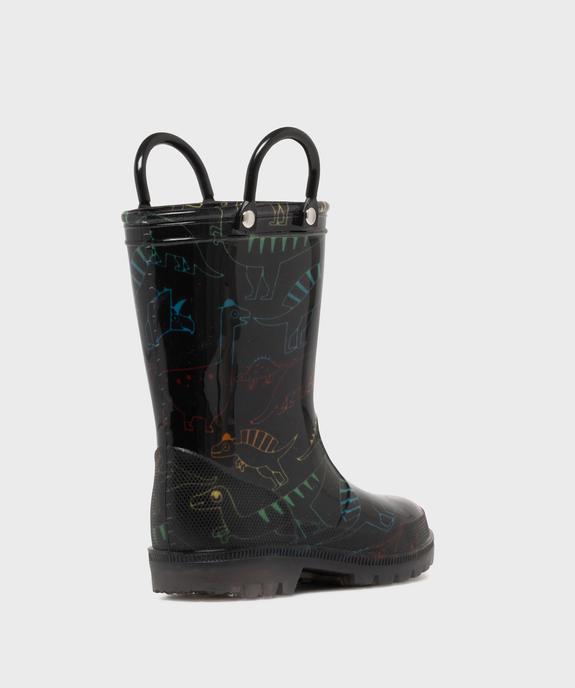 Bottes de pluie à motifs dinosaures garçon - 5 Miles vue4 - 5 MILES - GEMO