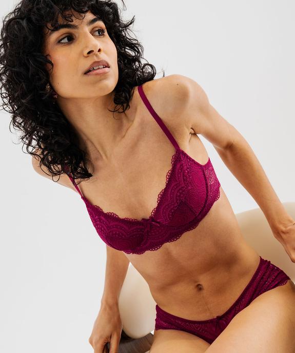 Shorty en dentelle et plumetis femme (lot de 2) vue1 - GEMO(HOMWR FEM) - GEMO