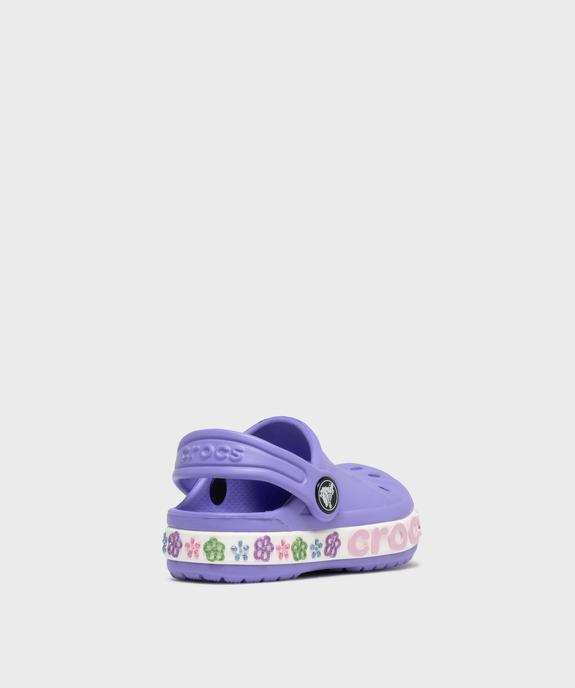 Sabots souples fille Baya Band Flowers - Crocs vue4 - CROCS - GEMO