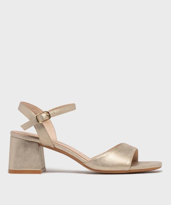 Sandales à talon toucher velours femme - Valentina Baldano vue1 - VALENTINA BALDA - GEMO