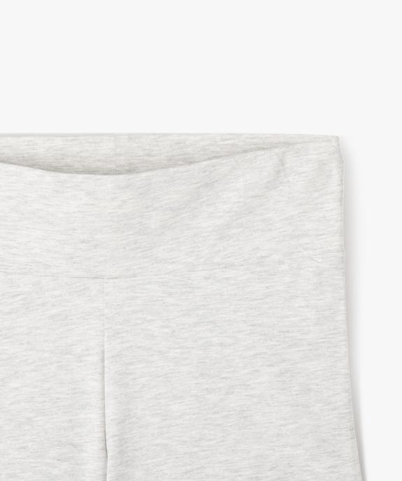Short en maille avec large taille élastique fille vue2 - GEMO 4G FILLE - GEMO