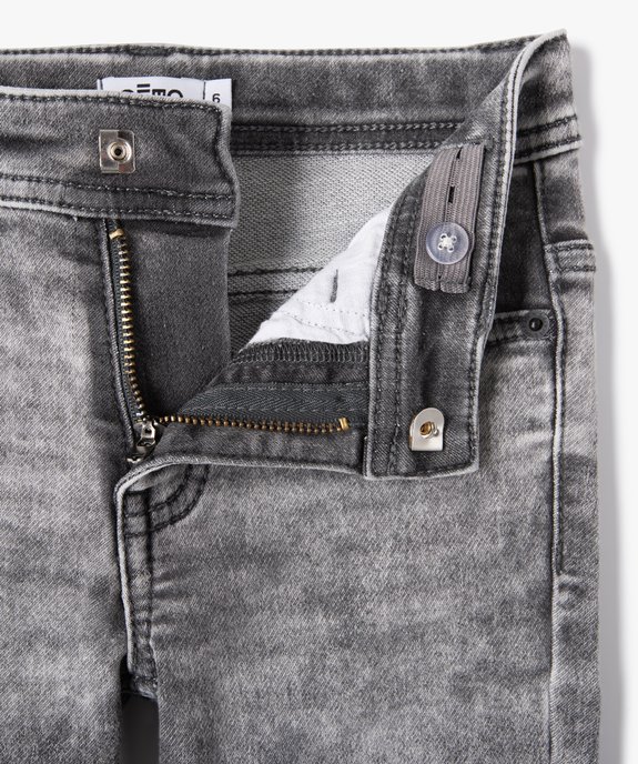 Jean garçon coupe Skinny stretch vue2 - GEMO 4G GARCON - GEMO