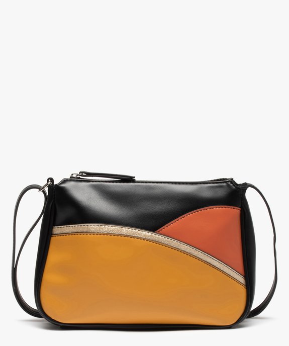 Sac besace femme fin à bande dorée vue1 - GEMO (ACCESS) - GEMO