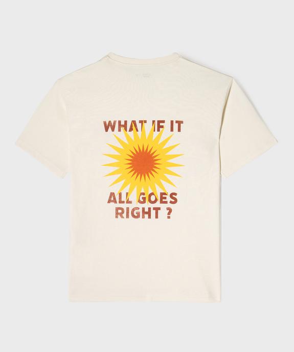 Tee-shirt manches courtes avec motifs soleils garçon vue3 - GEMO 4G GARCON - GEMO