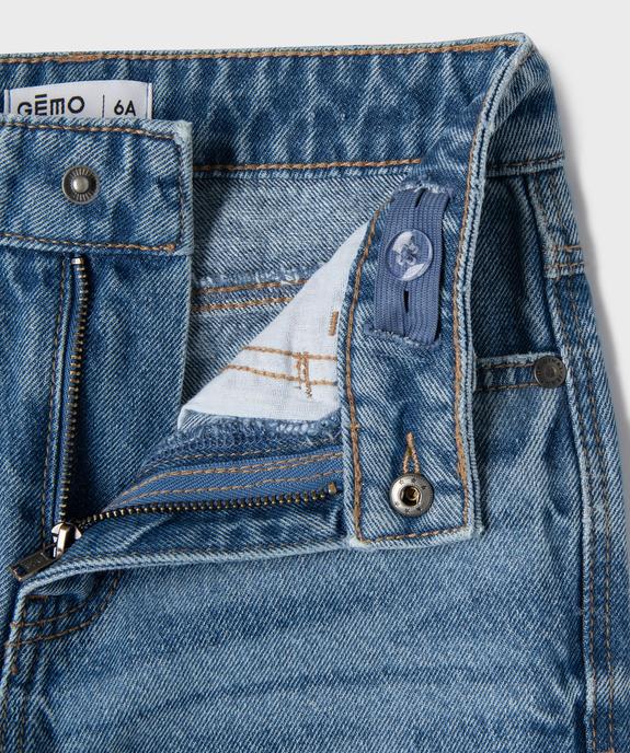 Jean Relaxed avec taille ajustable garçon vue3 - GEMO (ENFANT) - GEMO
