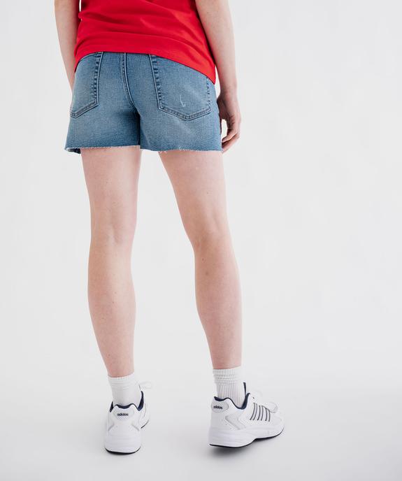 Short en jean spécial grossesse avec bandeau vue3 - GEMO (MATER) - GEMO