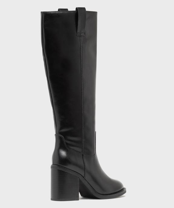 Bottes cavalières à talon haut femme vue4 - FOLLOW ME - GEMO