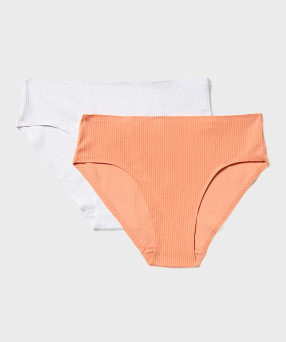 Culotte en maille côtelée fille  (lot de 2) vue1 - GEMO 4G FILLE - GEMO