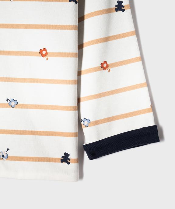 Tee-shirt manches longues réversible bébé fille - LuluCastagnette vue4 - LULU CASTAGNETTE GEMO FOR GOOD - GEMO