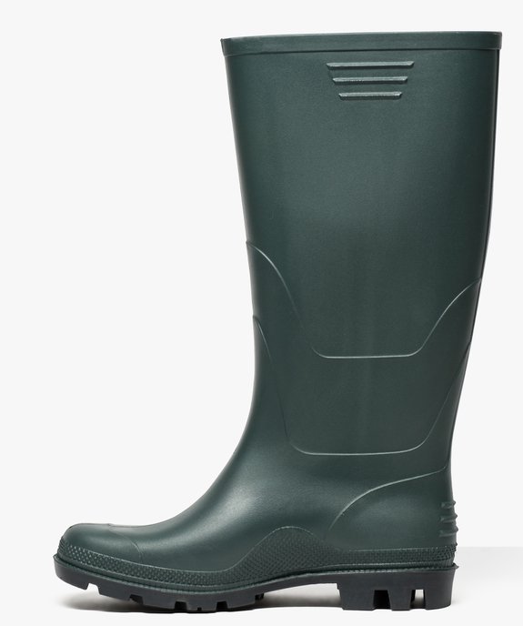 Bottes de pluie à semelle crantée vue3 - URBAN STEPS - GEMO