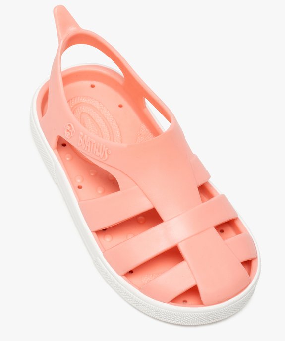 Sandales de plage enfant unies à brides souples - Boatilus vue5 - BOATILUS - GEMO