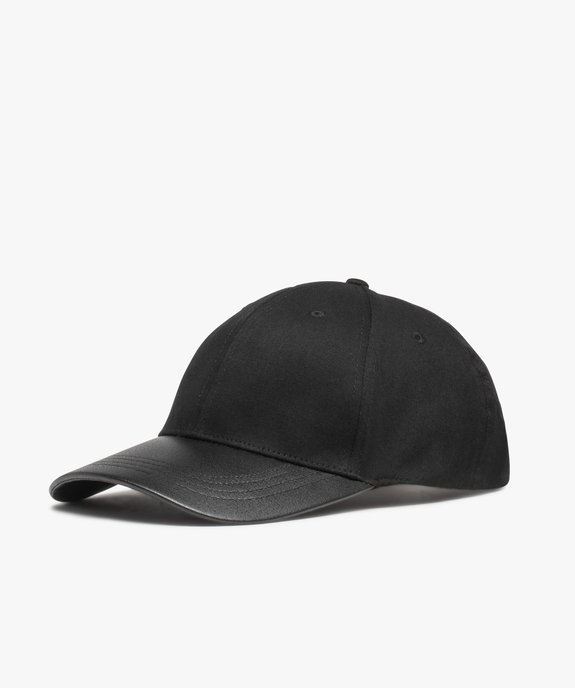 Casquette homme bimatière unie vue1 - GEMO (ACCESS) - GEMO