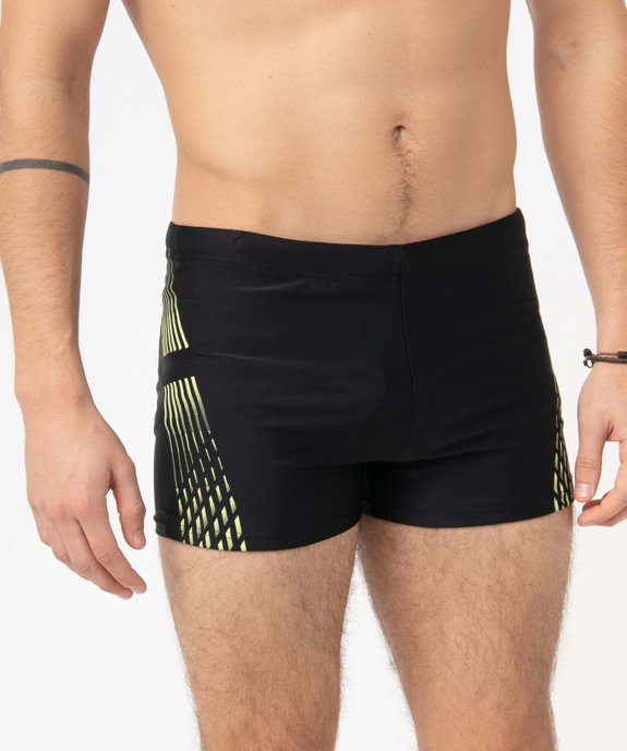 Maillot de bain homme forme boxer avec motifs colorés vue2 - GEMO (PLAGE) - GEMO