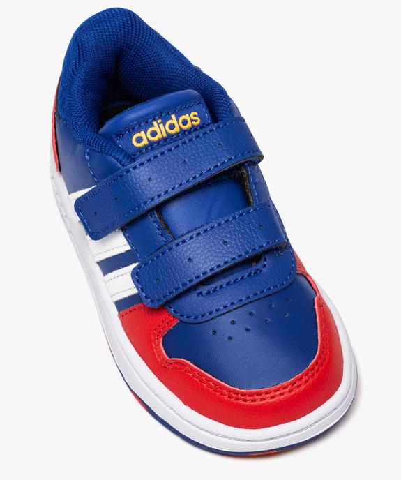 Baskets garçon multicolores à scratch – Adidas Hoops 2.0 vue5 - ADIDAS - GEMO