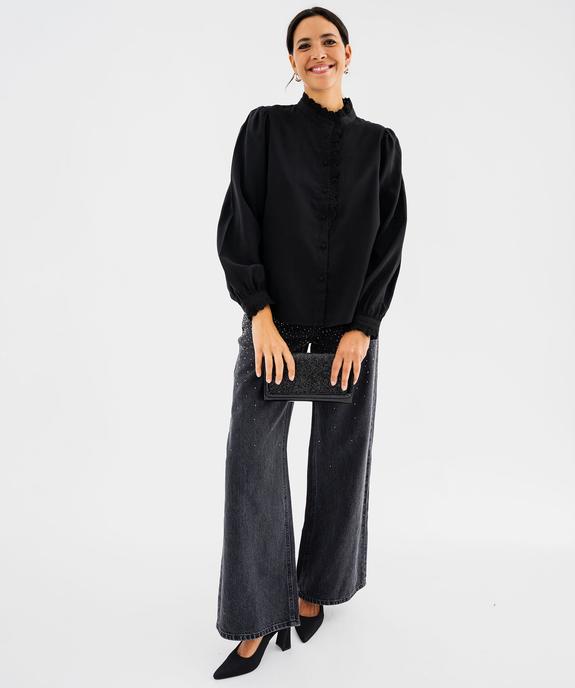 Chemise fluide col montant femme vue6 - GEMO(FEMME PAP) - GEMO