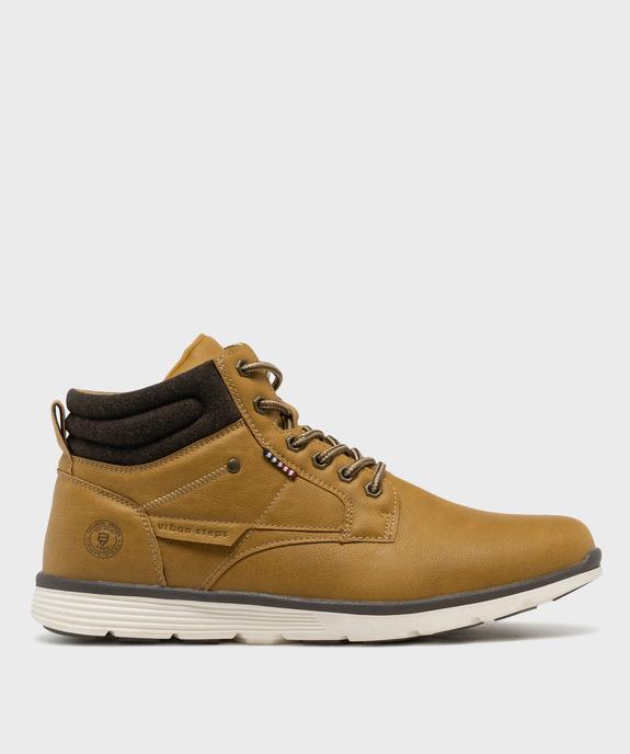 Chaussures montantes avec col textile homme - Urban Steps vue1 - URBAN STEPS GEMO FOR GOOD - GEMO