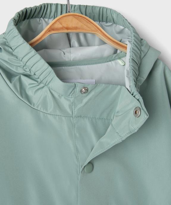 Cape à capuche déperlante bébé fille - Les Produits Malins vue2 - GEMO(BEBE DEBT) - GEMO