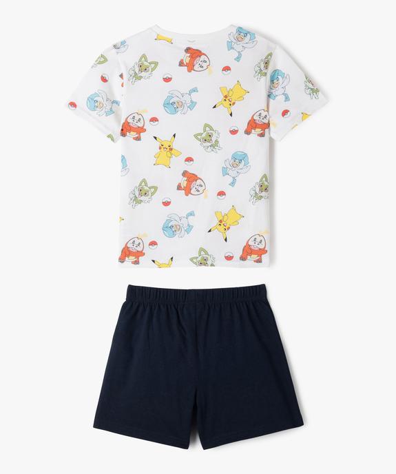Pyjashort en coton imprimé garçon - Pokémon vue3 - POKEMON - GEMO