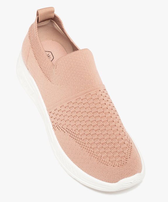 Baskets femme extra souples en maille unie vue5 - GEMO (SPORTSWR) - GEMO