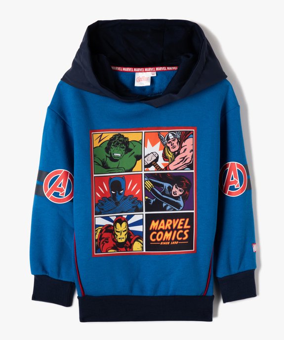 Sweat garçon à capuche avec motifs Avengers - Marvel vue1 - AVENGERS - GEMO