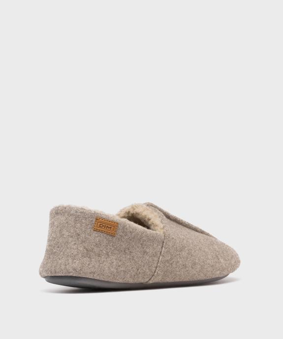 Chaussons pantoufles fourrées cosy femme - DIM vue4 - DIM - GEMO