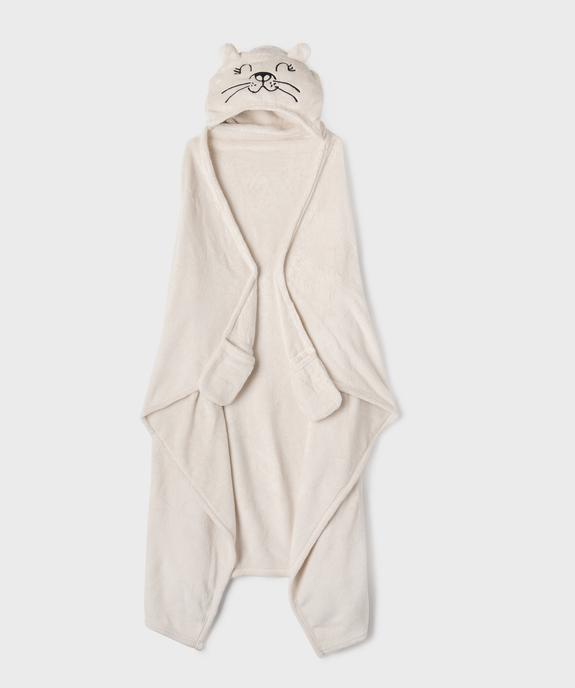 Plaid à capuche en maille douillette enfant - GEMO (ACCESS) Plaid à capuche en maille douillette enfant vue1 - GEMO (ACCESS) - GEMO