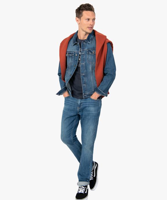 Tee-shirt homme à manches courtes avec imprimé rétro vue5 - GEMO (HOMME) - GEMO