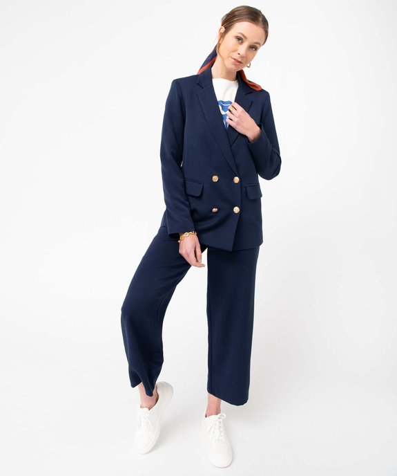 Veste femme fermeture croisée avec boutons fantaisie vue5 - GEMO(FEMME PAP) - GEMO