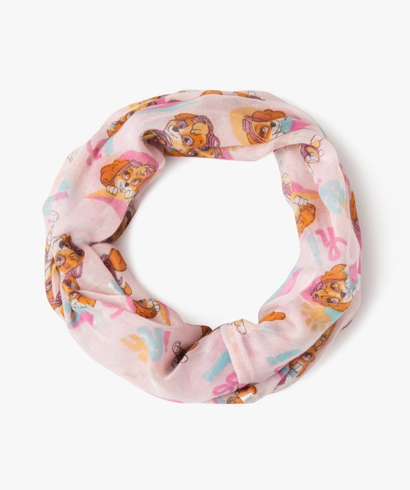 Foulard snood avec motifs Stella - Pat Patrouille vue1 - PAT PATROUILLE - GEMO