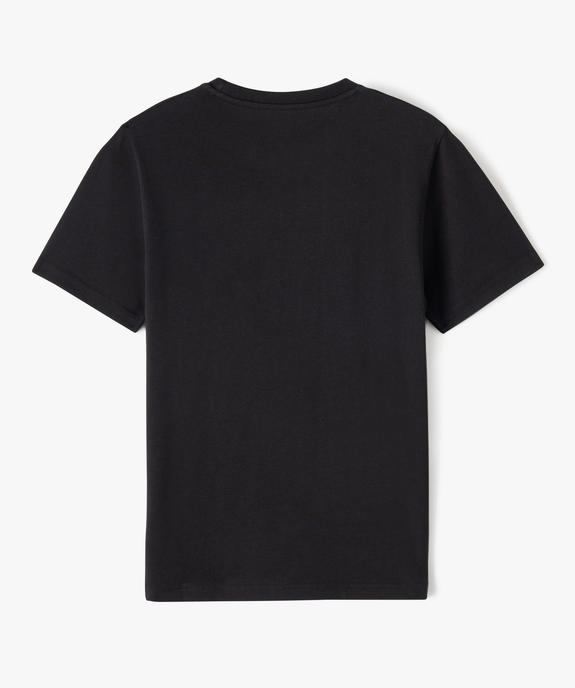 Tee-shirt à manches courtes avec motif streetwear garçon vue3 - GEMO 4G GARCON - GEMO