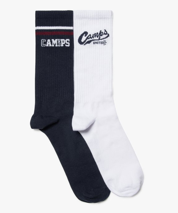 Chaussettes look sport tige haute homme (lot de 2) - Camps United vue1 - CAMPS UNITED - GEMO