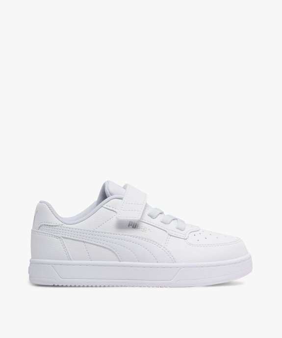 Baskets garçon unies à scratch et à lacets élastiques Caven - Puma vue2 - PUMA - GEMO