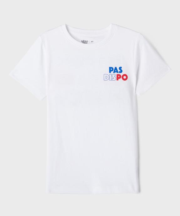 Tee-shirt manches courtes spécial coupe du monde garçon vue1 - GEMO 4G GARCON - GEMO