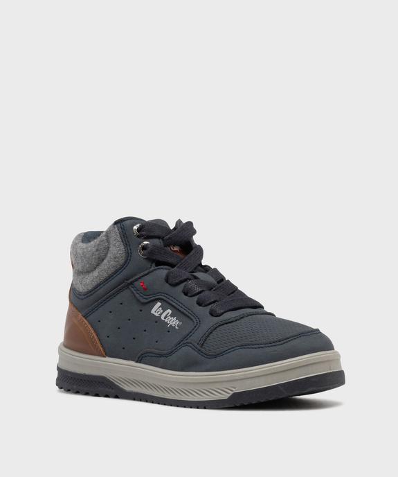Baskets montantes tige multi-matières garçon - Lee Cooper vue2 - LEE COOPER - GEMO