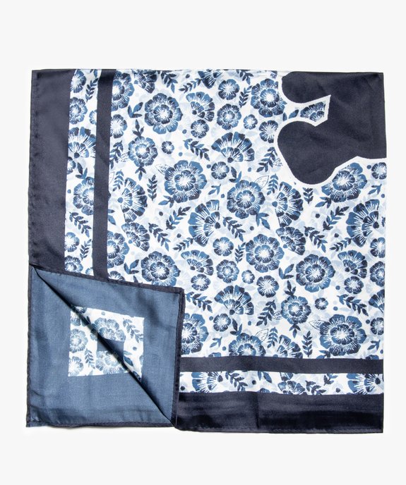 Foulard fille satiné à motifs fleuris - LuluCastagnette vue2 - LULUCASTAGNETTE - GEMO