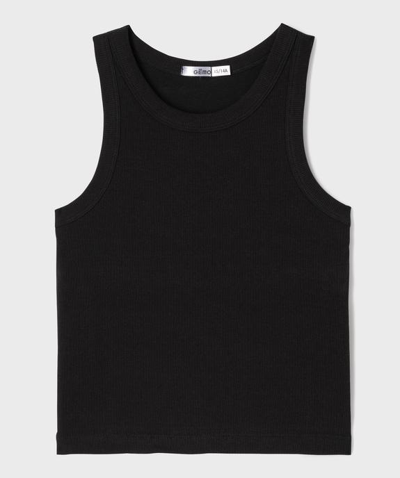Débardeur court avec brassière intégrée fille vue1 - GEMO 4G FILLE - GEMO