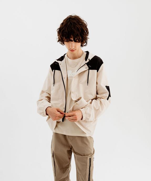 Coupe-vent à capuche léger homme vue6 - GEMO (HOMME) - GEMO