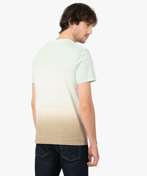 Tee-shirt homme coloris tie and dye vue3 - GEMO (HOMME) - GEMO