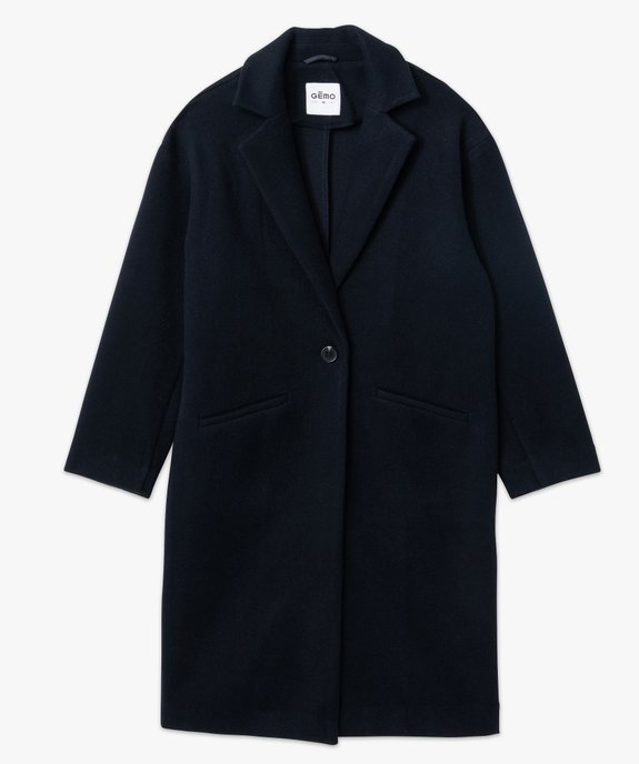 Manteau femme aspect drap de laine vue4 - GEMO(FEMME PAP) - GEMO
