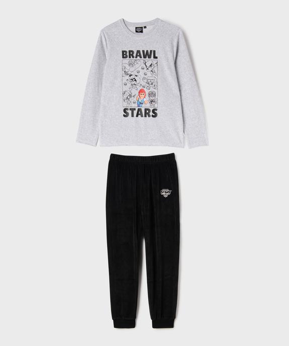 Pyjama bicolore en velours garçon - Brawl Stars vue1 - BRAWL STARS - GEMO