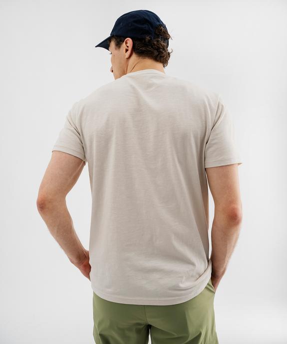 Tee-shirt manches courtes avec motif grands espaces homme - Roadsign vue4 - ROADSIGN GEMO FOR GOOD D - GEMO