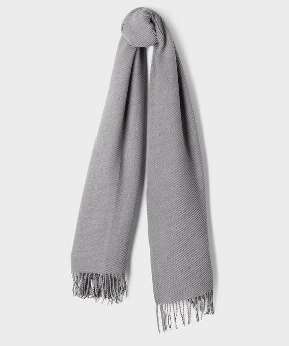 Foulard en maille plissée femme vue1 - GEMO (ACCESS) - GEMO