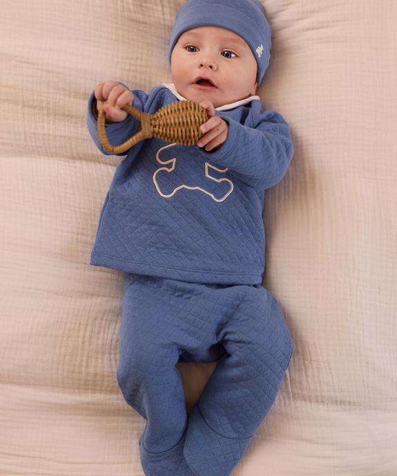 Ensemble 2 pièces bébé garçon sweat et pantalon - LuluCastagnette vue5 - LULU CASTAGNETTE GEMO FOR GOOD - GEMO