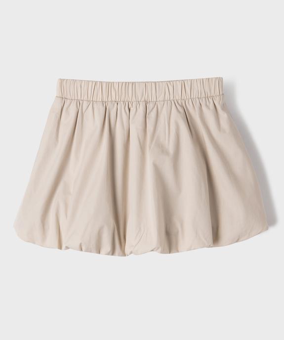 Jupe courte bouffante à taille élastiquée fille vue3 - GEMO (JUNIOR) - GEMO