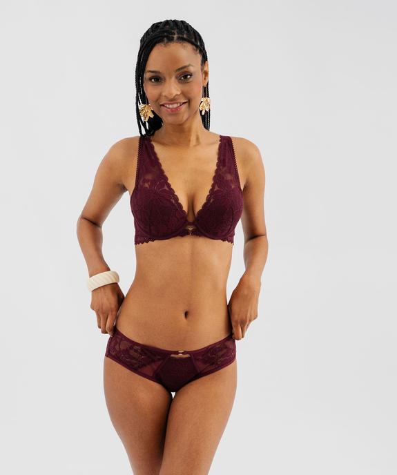 Soutien-gorge push-up à bretelles foulard femme vue3 - GEMO(HOMWR FEM) - GEMO